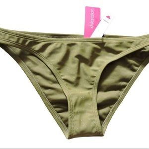 Army Green Sparkly Bathing Suit Bottom